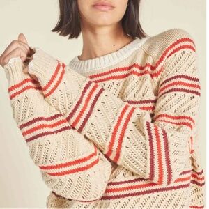 Trovata Dorian Sweater In Antique White (Sm)